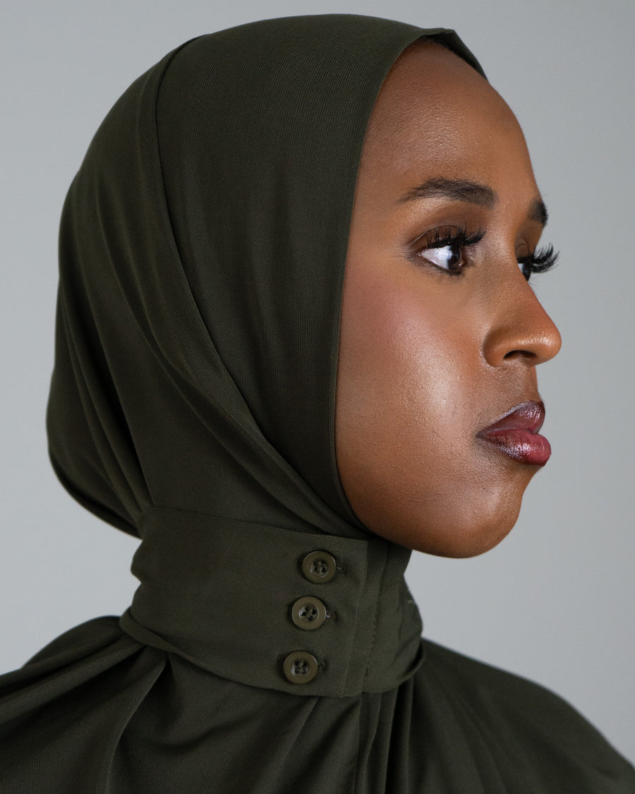 Deep Olive (front button)